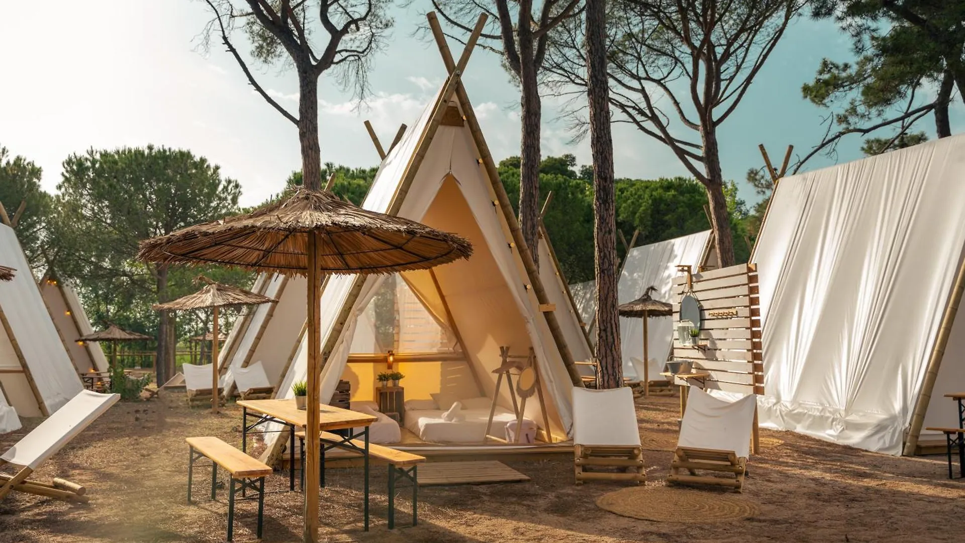 Kamp alanı Kampaoh El Palmar Otel İspanya